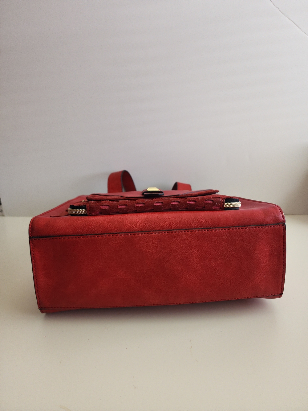 NWOT Sharif Tote Bag Red | Large Tote | Minor Wear - Picture 15 of 15